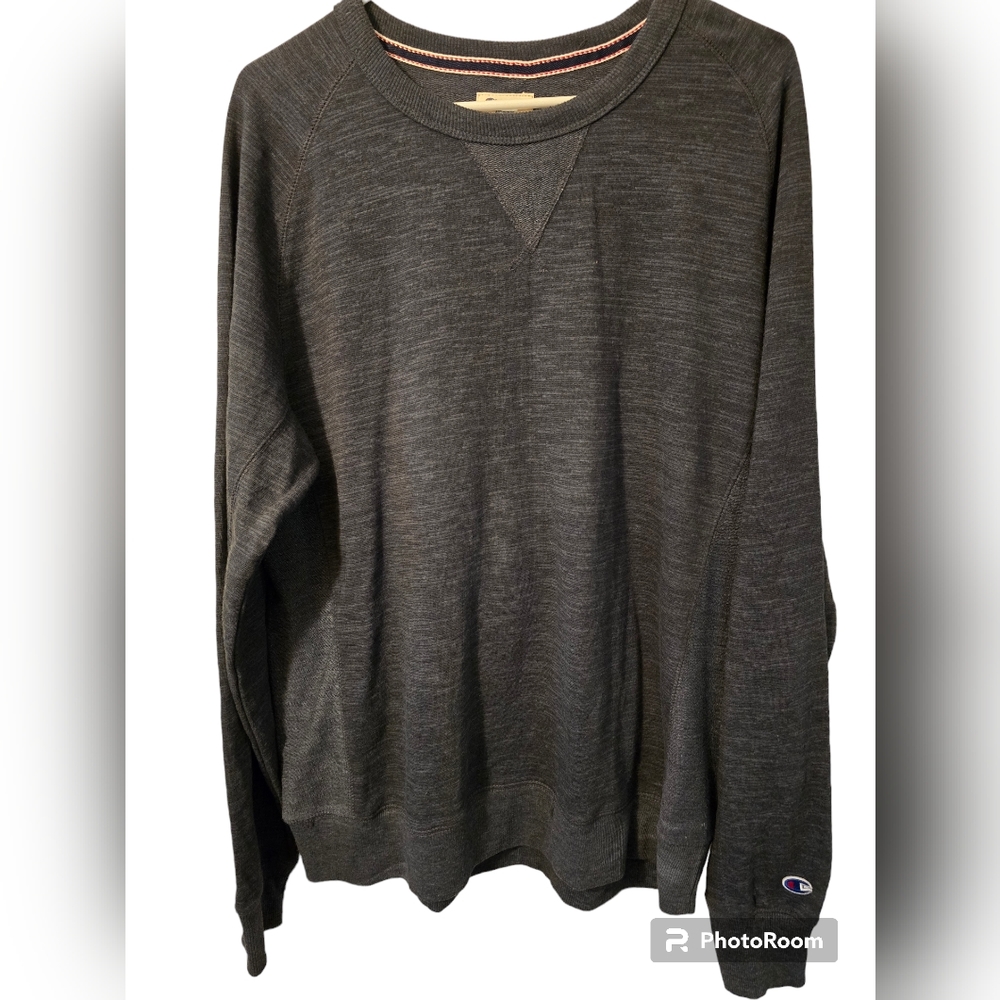 Mens Champion crewneck sweater sz XL Dark Grey